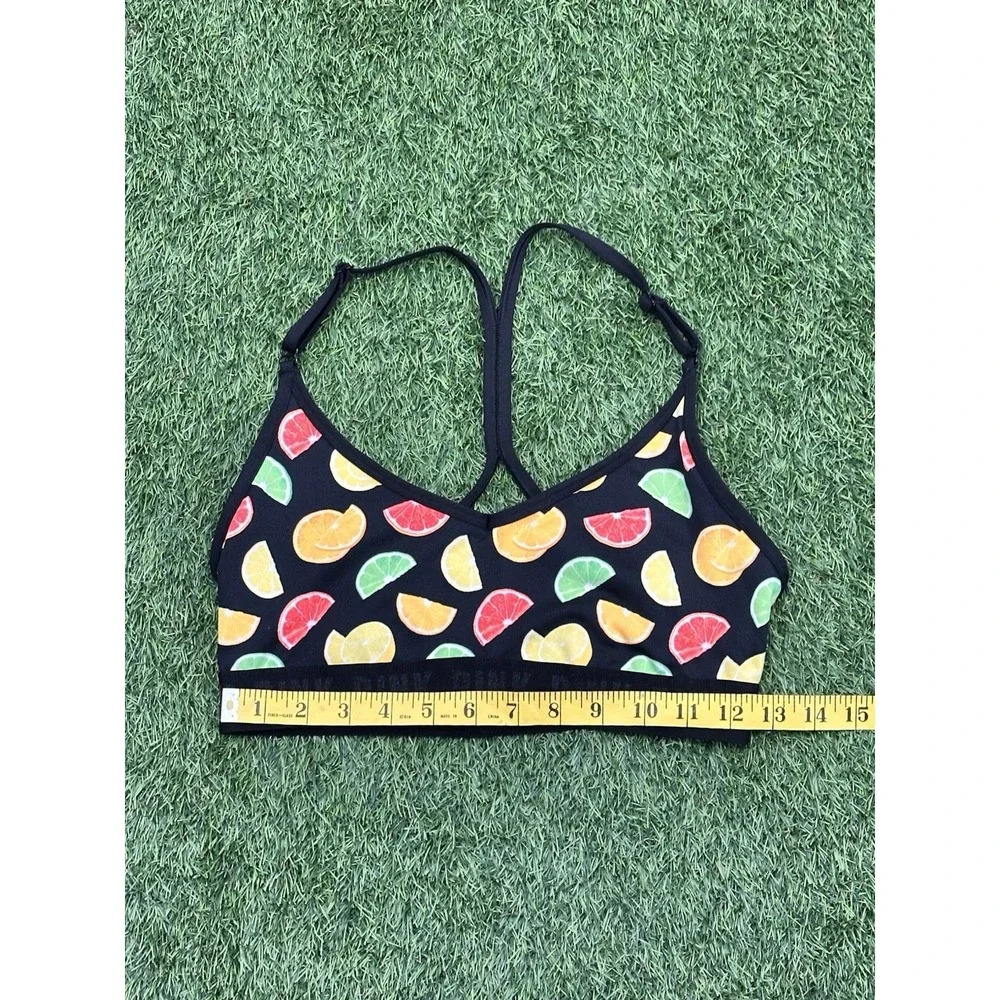 Victoria Secret Ultimate Lightly Lined Bra Women Large‎ Fruit Graphic Print